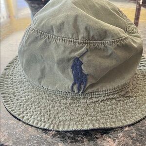 Vintage polo / Ralph Lauren Green Bucket Hat size small/ medium